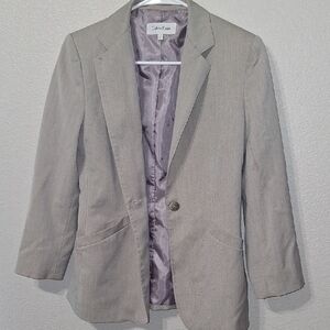 Calvin Klein Soft Gray Women's Blazer